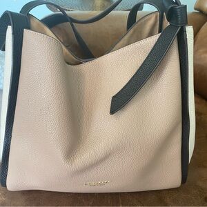 FINAL PRICE- Kate Spade Beige and Black Shoulder Bag
